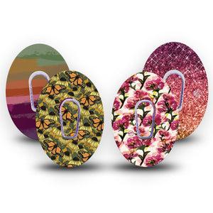 ExpressionMed Harvest Petals Variety Pack Dexcom G6 Sticker and Tape  Autumn Themed Prints, Vinyl Sticker and Tape Design CGM Design