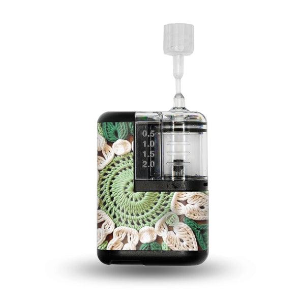 ExpressionMed Knit Monstera Mobi Sticker, Single Sticker Knitted bloom Waterproof Sensor Cover For Insulin Pump