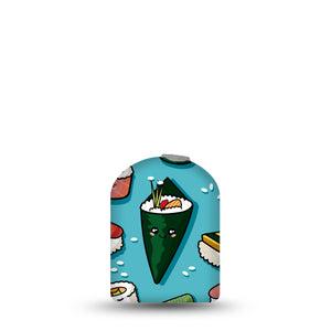 ExpressionMed Silly Sushi Pod Full Wrap Sticker Pod Full Wrap Sticker Single Sticker Emoji face like-Sushi  Vinyl Decoration Pump design