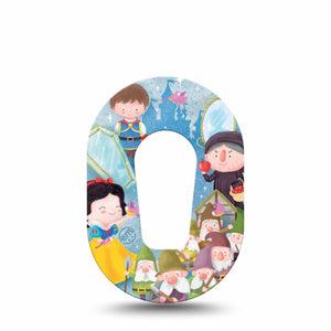 ExpressionMed Snow White Dexcom G6 Mini Tape, Single Tape Snow White Evil Queen, Adhesive Tape CGM Design
