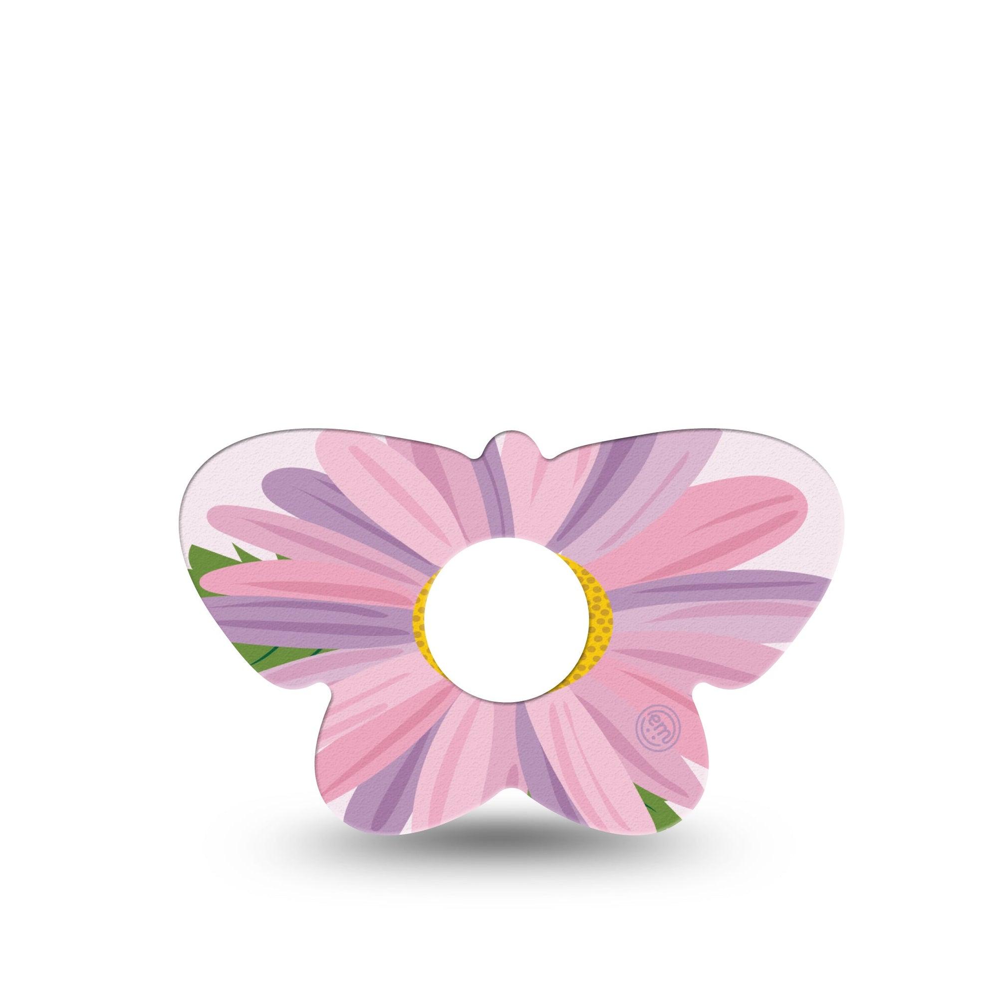 ExpressionMed Daisy Freestyle Libre 3 and Libre 3 Plus Butterfly Shape Tape Single Tape Daisy Design Overlay Tape CGM Design