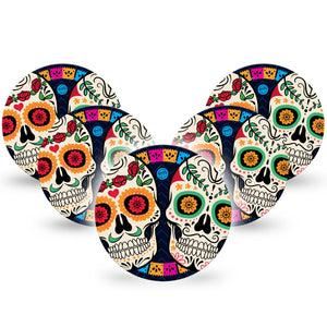 ExpressionMed Dia de los Muertos Dexcom G7 Overpatch Tape, Dexcom Stelo