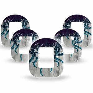 ExpressionMed Tentacles Tandem Mobi Tape, 5-Pack Tape Octopus Tentacle, Adhesive Tape CGM Design