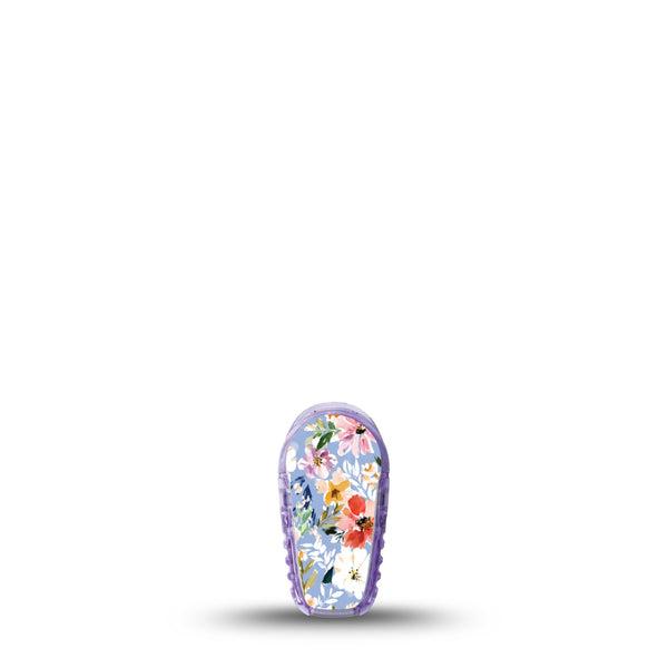 ExpressionMed Petal Breeze Dexcom G6 Sticker, Single Sticker Light color flowers Decorative Adhesive Tape for CGM