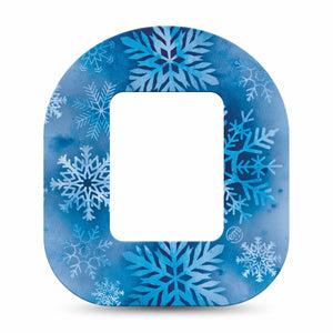 ExpressionMed Falling Snow Tandem Mobi Tape, Single Tape Cold Snowfall, Adhesive Tape CGM Design