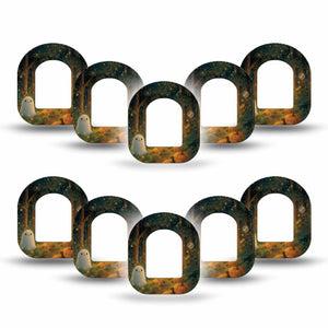ExpressionMed Woodland Ghost Omnipod Mini, 10-Pack spooky forest ghost Sensor Decoration For Pump