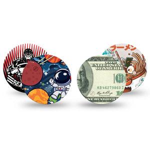 ExpressionMed Outlaw Legends Variety Pack Freestyle Libre 3 and Libre 3 Plus Overpatch 4-Pack  Tape Variety Adventure Themed Prints, Adhesive Patch CGM Design