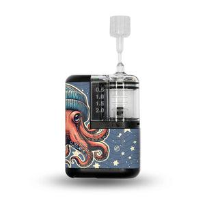 ExpressionMed Hipster Octopus Tandem Mobi Sticker Single Sticker Only Hipster Tentacles, Vinyl Decoration CGM Design