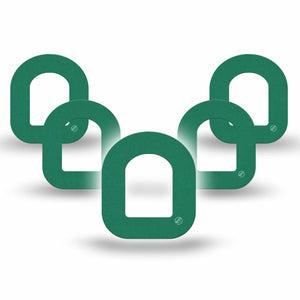 ExpressionMed Forest Green Omnipod Mini Tape, 5-Pack Tape Pantone Color, Adhesive Tape Pump Design