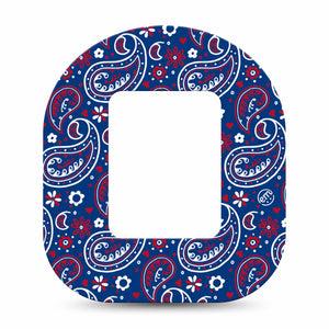 ExpressionMed Independence Paisley Mobi Tape Single Tape Summer Ornamental Print, Adhesive Tape CGM Design