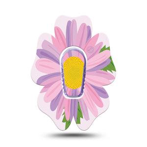 ExpressionMed Daisy Dexcom G6 Flower Shape Tape Single Tape and Single Sticker Vibrant Daisy Adhesive Patch Continuous Glucose Monitor Design