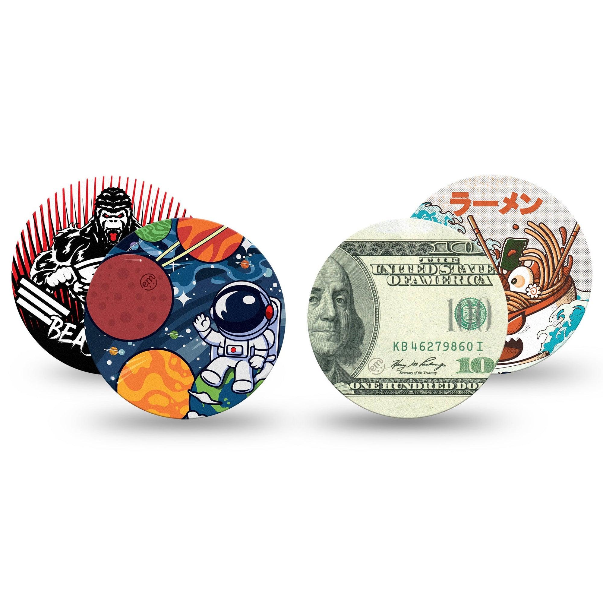 ExpressionMed Outlaw Legends Variety Pack Dexcom G7 Overpatch, Dexcom Stelo Glucose Biosensor System, 4-Pack  Tape Variety Fun Monsters, Overlay Tape CGM Design