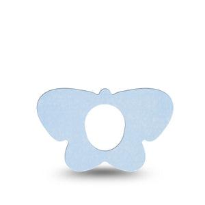 ExpressionMed Light Wash Jeans Dexcom G7 Butterfly Shape Tape, Dexcom Stelo Glucose Biosensor System, Single Tape Basic Color, Adhesive Tape CGM Design