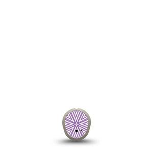 ExpressionMed Solar Violet Dexcom G7 Sticker, Dexcom Stelo Glucose Biosensor System, Single Sticker Only Color-Changing in Sunlight, Vinyl Decoration Continuous Glucose Monitor Design