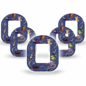 ExpressionMed Wizarding World Tandem Mobi, 5-Pack Harry Potter inspired design Decorative Patch For Pump