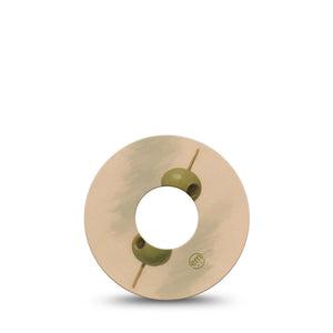 ExpressionMed Olives Infusion Set, 5-Pack Olive branch inspired Decorative Patch For Insulin Pump