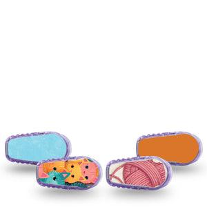 ExpressionMed Purrfectly Playful Variety Pack Dexcom G6 Sticker, 4-Pack Sticker Variety Adorable Cats, Vinyl Decoration Continuous Glucose Monitor Design