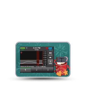 ExpressionMed Hot Chocolate Tandem T-Slim Sticker Single Sticker Only Hot Chocolate and Cookies, Vinyl Decoration Pump Design