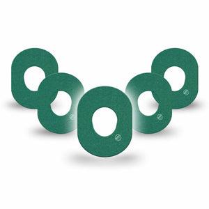 ExpressionMed Forest Green Dexcom G7 Mini Tape, Dexcom Stelo Glucose Biosensor System, 5-Pack Tape Pantone Color, Patch Continuous Glucose Monitor Design