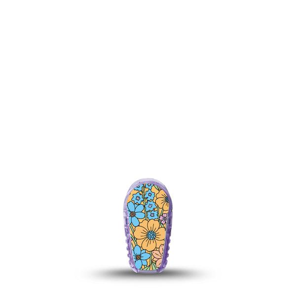 ExpressionMed Strength in Bloom Dexcom G6 Sticker, Single Sticker Quote and blossoms Decorative Adhesive Tape for CGM