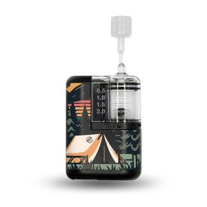 ExpressionMed Retro Camping Tandem Mobi Sticker Single Sticker Only Classic Outdoors, Vinyl Decoration CGM Design