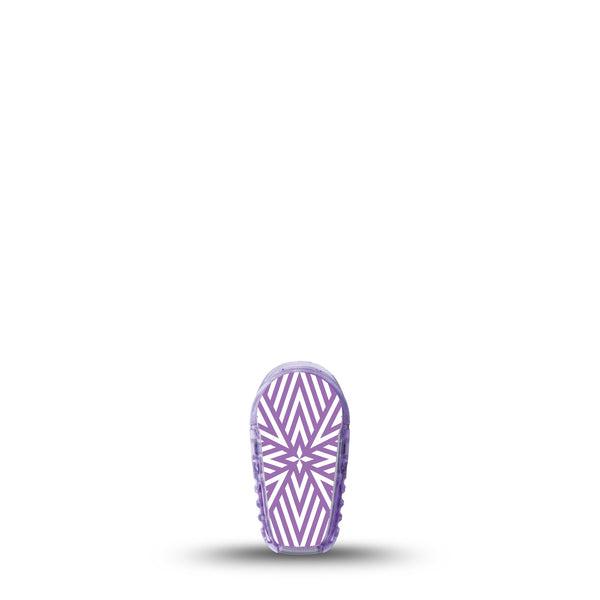 ExpressionMed Solar Violet Dexcom G6 Sticker, Single Sticker Only UV-Sensitive Color, Vinyl Decoration Continuous Glucose Monitor Design