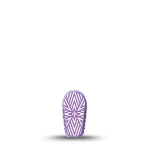 ExpressionMed Solar Violet Dexcom G6 Sticker, Single Sticker Only UV-Sensitive Color, Vinyl Decoration Continuous Glucose Monitor Design