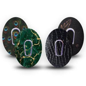 ExpressionMed Velvet Royale Variety Pack Dexcom G6 Sticker and Tape  Graphic Fabric Statements, Vinyl Sticker and Tape Design CGM Design