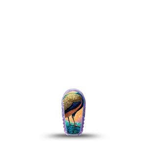 ExpressionMed Majestic Peacock Dexcom G6 Sticker, Single Sticker elegant peacock style Decorative Adhesive Tape for CGM
