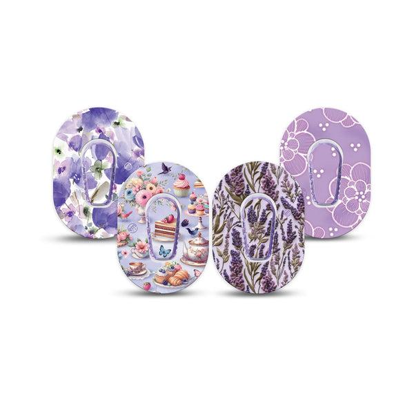 ExpressionMed Garden Party Dexcom G6 Mini, tape and sticker  Lovable deserts and florals Waterproof Adhesive Tape for CGM