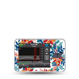 ExpressionMed Joyful Wreath Tandem T-Slim Sticker Single Sticker Only Colorful Decorative Plant, Vinyl Decoration Pump Design