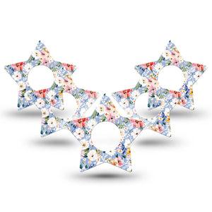 ExpressionMed Petal Breeze Infusion Star, 10-Pack Springy floral arrangment Waterproof Sensor Cover For Pump