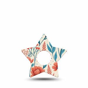ExpressionMed Desert Wildflower Freestyle Libre 3 and Libre 3 Plus Star, Single Tape Desert floral pattern Best Covers for CGM