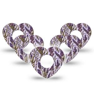 ExpressionMed Stitched Bloom Infusion Heart, 10-Pack Textile blooms Adhesive Tape For Pump