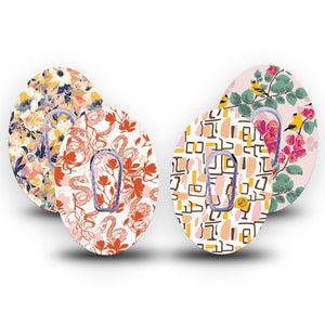 ExpressionMed Sunset Sorbet Variety Pack Dexcom G6 Sticker and Tape  Summer Glow Inspired, Vinyl Sticker and Tape Design CGM Design