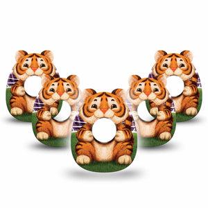 ExpressionMed Playful Tiger Infusion Set, 10-Pack fun tiger illustration Accessories For Pump