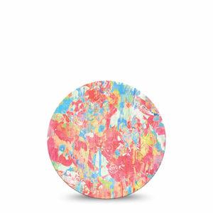 ExpressionMed Faded Summer Dexcom G7 Overpatch, Dexcom Stelo Glucose Biosensor System, Single Tape Fun Worn-Out Inspired, Overlay Tape CGM Design