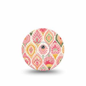 ExpressionMed Blush Freestyle Libre 3 and Libre 3 Plus, Single Tape and Single Sticker minimal pink aesthetic Accessories for Continuous Glucose Monitor