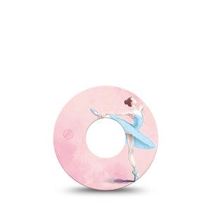 ExpressionMed Ballerina Infusion Set Tape 5-Pack Giselle Ballerina Overlay Patch CGM Design