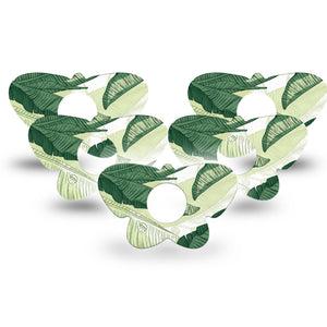 ExpressionMed Palm Leaf Infusion Butterfly, 10-Pack Green leaf Fixing Ring Tape For Pump
