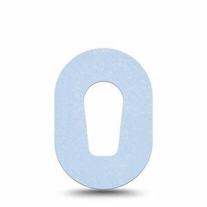 ExpressionMed Light Wash Jeans Dexcom G6 Mini Tape, Single Tape Pantone 2707 U, Adhesive Tape CGM Design