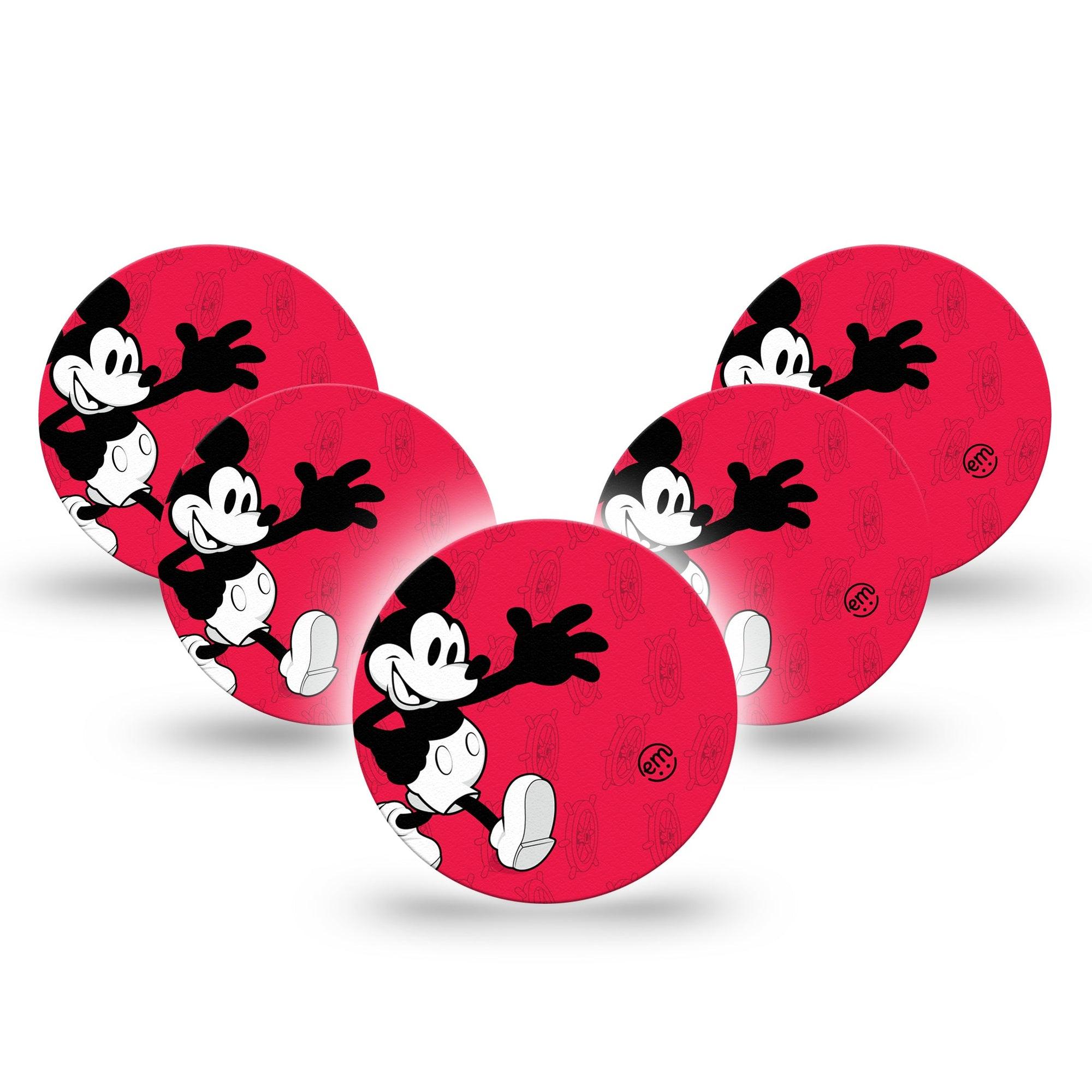 ExpressionMed Magical Mouse Freestyle Libre 3 Overpatch 5-Pack Mickey Mouse Disney Adhesive Patch CGM Design