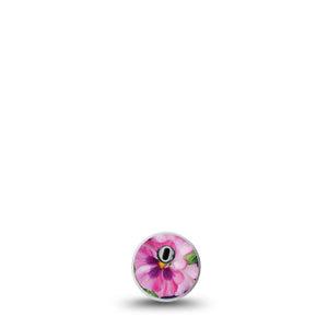 ExpressionMed Flower Girl Pansies Freestyle Libre 3 Sticker Single Sticker Only Winter Floral Pansy, Decorative Decal CGM Design