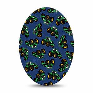 ExpressionMed Tractors Medtronic Guardian Enlite Universal Oval, Single Tape Agriculture Tractor, Plaster CGM Design