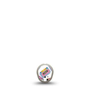 ExpressionMed Rad Duck Dexcom G7 Sticker Single Sticker Only Vintage Cassette Tapes, Vinyl Decoration  CGM Design
