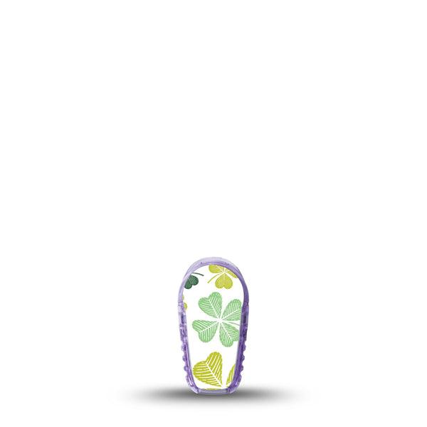 ExpressionMed Clover Pile Dexcom G6 Sticker Single Sticker Only St. Patrick's Day 2025, Decorative Decal CGM Design