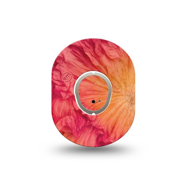 ExpressionMed Ruffles Dexcom G7 and Dexcom Stelo Glucose Biosensor System Mini, Single Tape and Single Sticker Paper ruffle inspired Waterproof Sensor Cover for CGM
