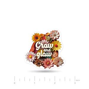 ExpressionMed 3D Floral Decal Sticker Autumn Palette 3D Foliage Art Piece  Decal Sticker Only