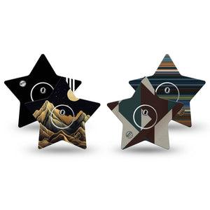 ExpressionMed Active Black Freestyle Libre 3 and Libre 3 Plus Star, tape and sticker  Classic geometrics Overlay Tape for CGM