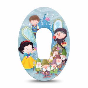ExpressionMed Snow White Dexcom G6 Tape, Single Tape Snow White Poisonous Apple, Plaster Continuous Glucose Monitor Design